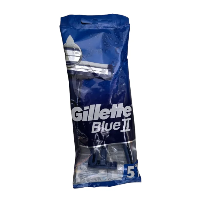 Gillette Blue II Razors (5 razors)